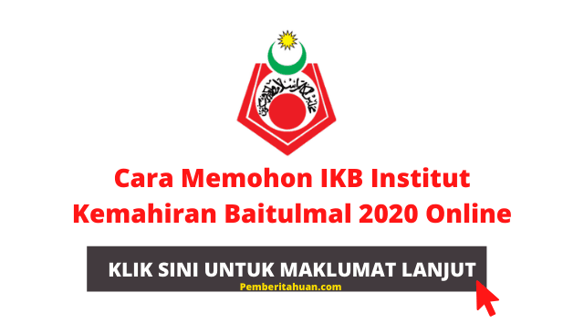 permohonan IKB Institut Kemahiran Baitulmal 2020