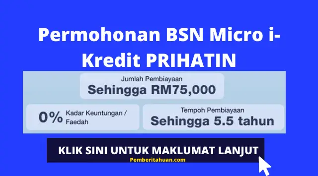 BSN Micro i-Kredit PRIHATIN