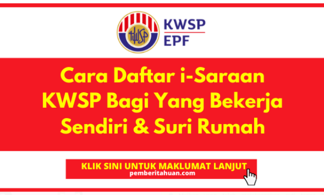 I-saraan 自雇人士申请 KWSP